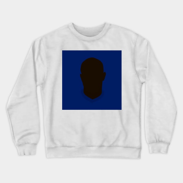 N'Golo Kanté Minimalistic Face Art Crewneck Sweatshirt by GotchaFace